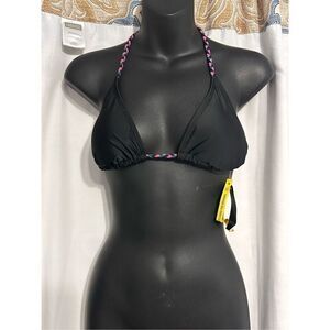 NEW WITH TAGS Esmara‎ Bikini Top black swimsuit top Braided Triangle Bikini Top